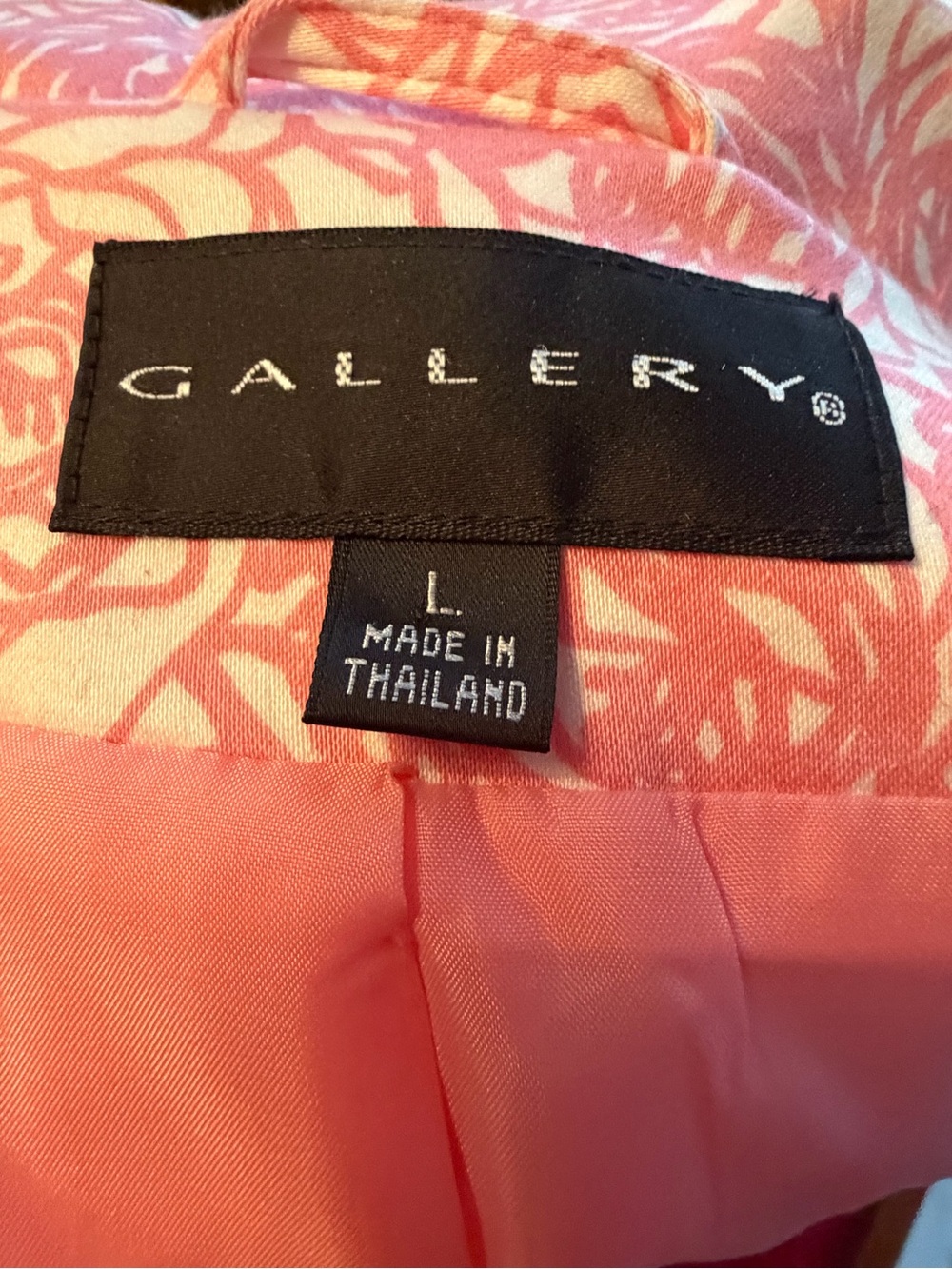 Gallery Pink Floral-Patterned Trench Coat - Picture 5 of 5